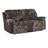 Bruni Brown Console Reclining Loveseat