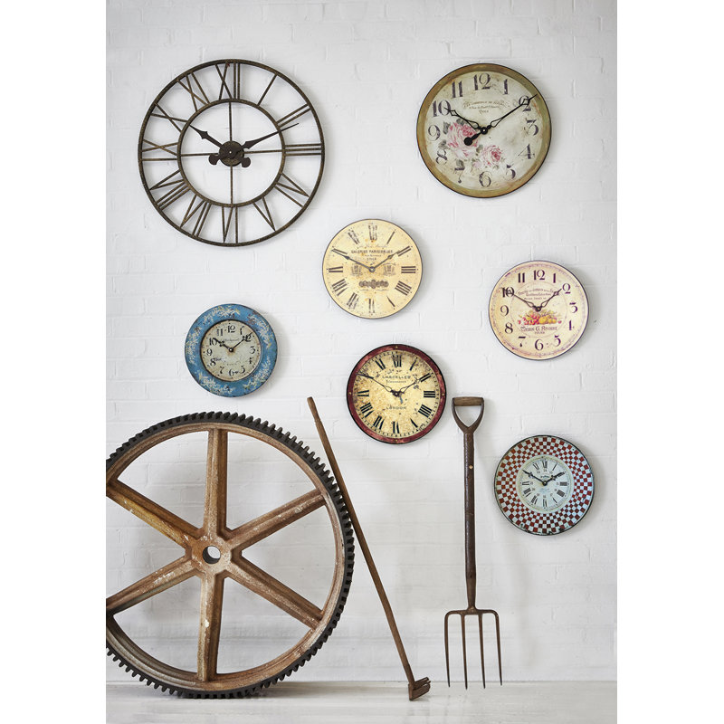 Garden Fruits Wall Clock - 36cm