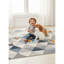 Tapis d'intérieur / bleu / beige à motif géométrique de 7 pi x 10 pi (6 pi 7 po x 9 pi 6 po) Branch Branch Eldin-1145325970