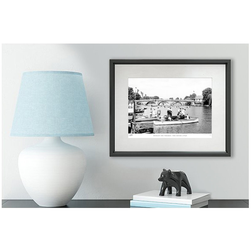 Henley On Thames, The River C1960 by Francis Frith - Single Picture Frame Print, 60cm H x 80cm W x 2.3cm D