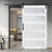 Glass Sliding MDF Barn Sliding Door Hardware Kit, Tempered Frosted Glass, Simple DIY Assembly-105940034