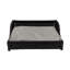 Lit pour animal de compagnie en rotin noir Bersum