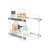 Chrome-Plated Steel Dual-Tier Slide-Out Organizer-1363931398-1363931397-1388364092