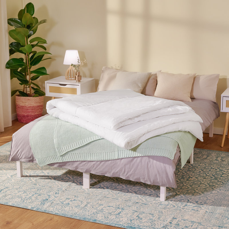 All Seasons Long Life Hollow Fibre Duvet 10.5 Tog, Single
