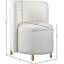 Fauteuil club en velours 25 po Eklund-929741855