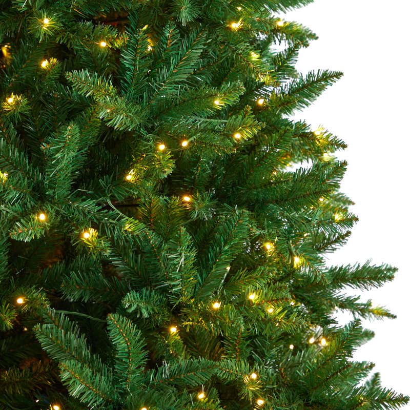 Sapin de Noël vert 9 pi avec 800 lumières DEL, H 7,5 pi