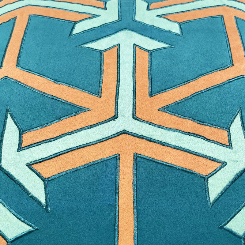  Geometric Throw Pillow