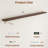 Carsin Irregular Reclaimed Elm Floating Wall Shelf-277031294-277031295