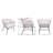 Cove Rattan Curved Occasional Chair