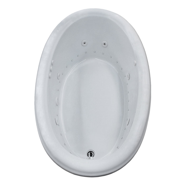 Martinique 60'' x 36'' Drop-In Acrylic Bathtub, Left