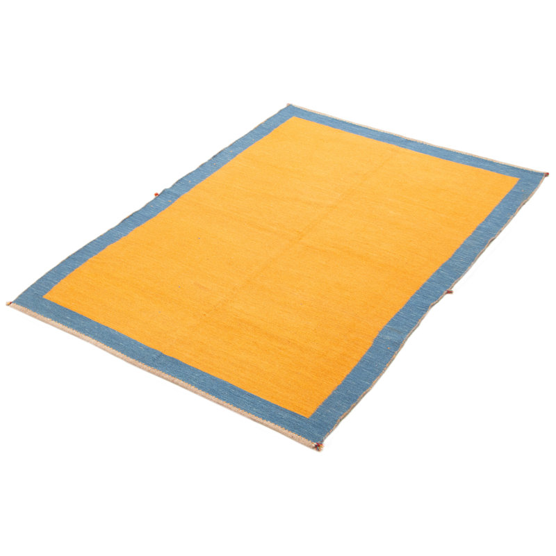 Kashkuli Orange Tapestry Kilim 4'2" x 6'1"