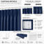 Room Darkening Single Curtain Panel-399244484
