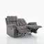 2 Seater Fabric Reclining Loveseat