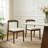 Upholstered Backrest Armless Dining Chairs-1899159574