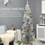 Arbre de Noël artificiel 6 pi avec arbre de Noël mince 6 pi avec 390 branches réalistes et base en plastique-121053977-121053981