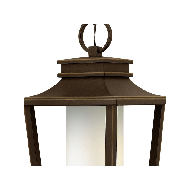 Sullivan 1-Light Outdoor Hanging Lantern, Black, 100W Medium