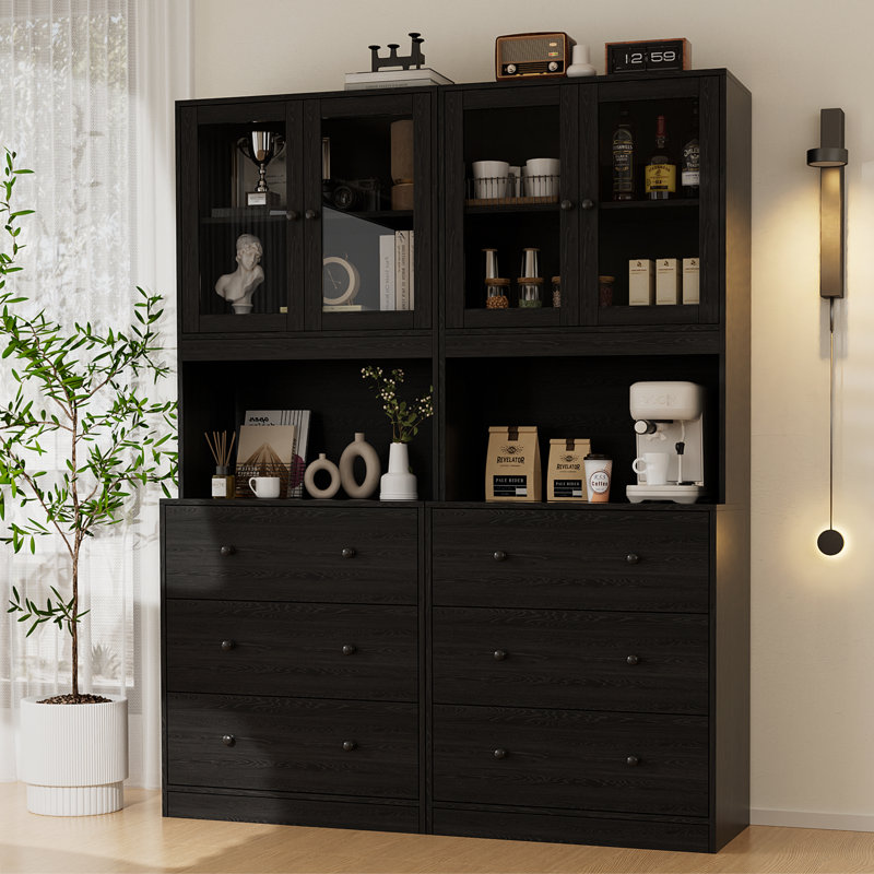 Garde-manger 70,9 po, Noir
