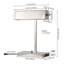 Rylan 16.5" Metal Table Lamp w/ USB