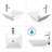 24'' Narrow Depth Single Bathroom Vanity Set with Mirror-909502477