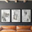 Objets mystiques I - Impression encadrée sur mesure de qualité supérieure - 3 pièces-996448198-996448248