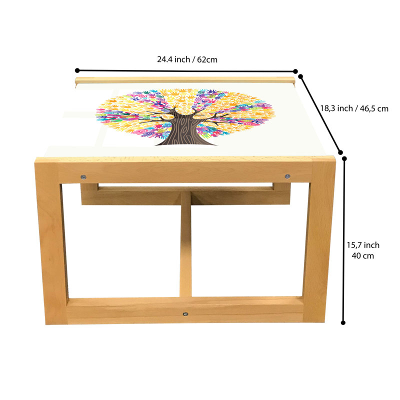 Jakeyla Sled Coffee Table, 62cm H x 46cm W x 40cm D