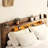 Queen Bed Frame, Wood Platform With Storage Led Headboard And Charging, Noise - Function, No Box Spring, Easy Assembly Task, Big Under Storage, Dark Brown Frame In Size 2 Outlets, Silent Working-2047150161