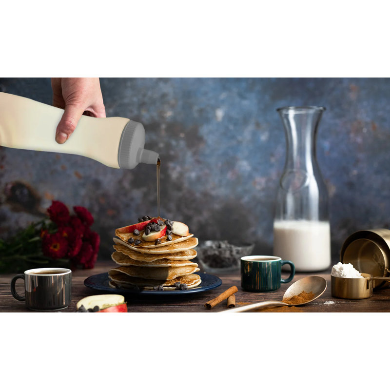Distributeur de condiments, crêpes, gaufres et crêpes Easy Squeeze, Gris