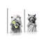 2 Piece Wrapped Canvas Print-364967992