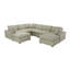Canapé modulaire réversible en chenille de l 143,2 po Worthland-434209810