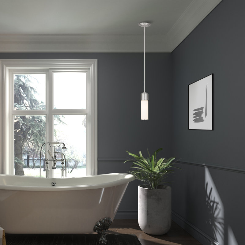 Allegra 1 - Light Single Pendant, Brushed Nickel