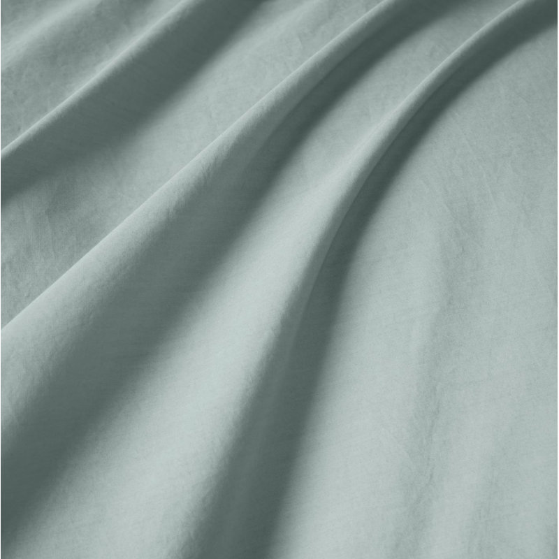 Refined Organic Percale Duvet Cover, Twin Duvet Cover, Dew