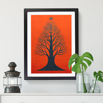 FRM-V0523-2506X Tibetan Tree Art - Single Picture Frame Print