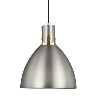 Luminaire suspendu simple à 1 lumière DEL à intensité variable Uma