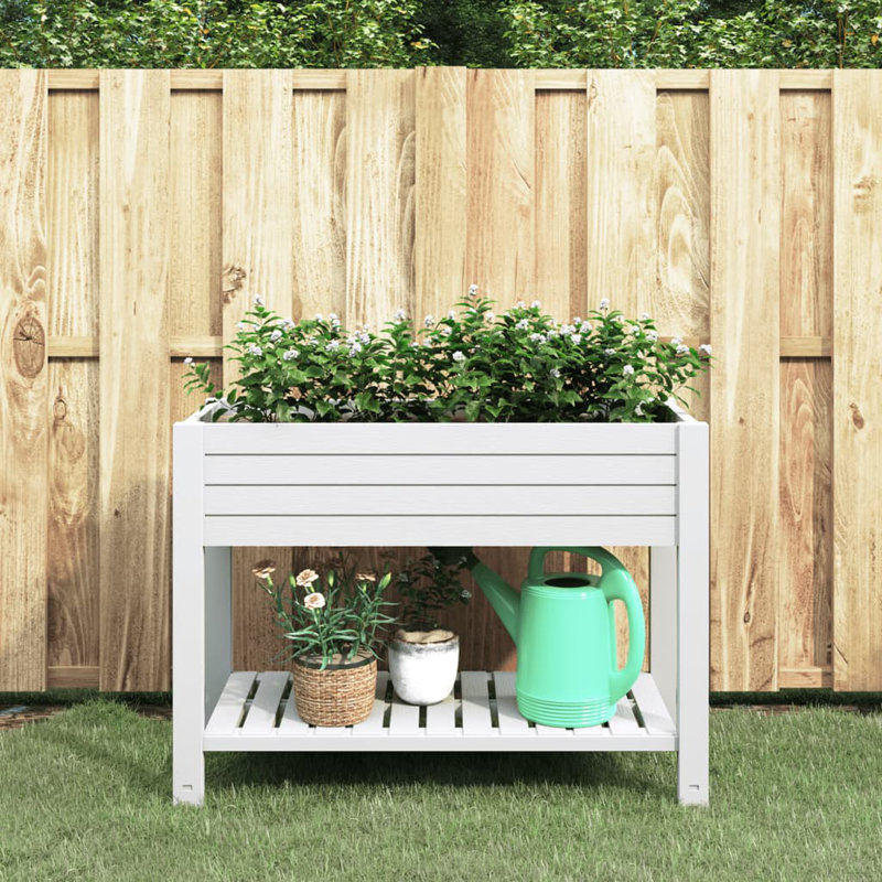Raised Garden Bed, White
