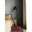 Tapis rectangulaire unique en laine de style années 1990 3 pi x 4 pi 8 po bourgogne