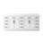 84" W x 35" H Freestanding Bathroom Solid Wood Vanity With White Cultured Marble Countertop And Ceramic Double Sink,White-186306364-186306367