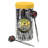 Viper Razorback Sisal Dartboard, Defender II Dart Surround, Jar of 20 Steel Tip Darts and Edge Throwline Bundle