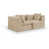 Tissu chenille beige