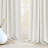 Cadnite 50" W Thermal 100% Blackout Linen Textured Curtain Panels-718107618-709144664