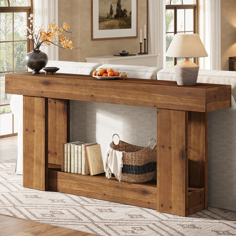 160cm Solid Wood Console Table