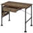 Weathered Oak And Black 1-Drawer Writing Desk