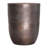 Morris 16.5"W Cast Aluminum Contemporary Round Accent Table-1316212298