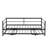 Metal Daybed With Adjustable Trundle, Pop Up Trundle-1765906884