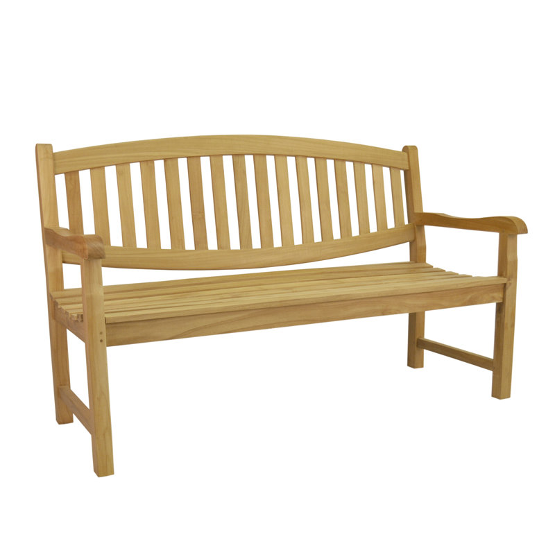 Kingston Outdoor Teak Bench, (No Cushion)