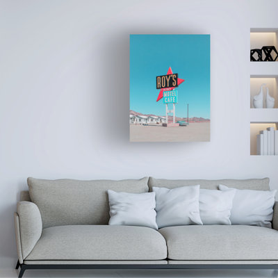 Bolog Tom Windeknecht Roys Motel Cafe Retro Sign Canvas Art