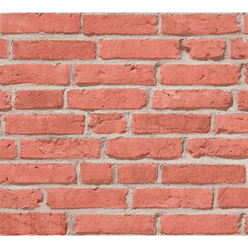 Rouleau de papier peint Mcgrail, Rouge brique