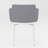 Beisel Contemporary Swivel Arm Chair w/ Steel Legs-1411747002