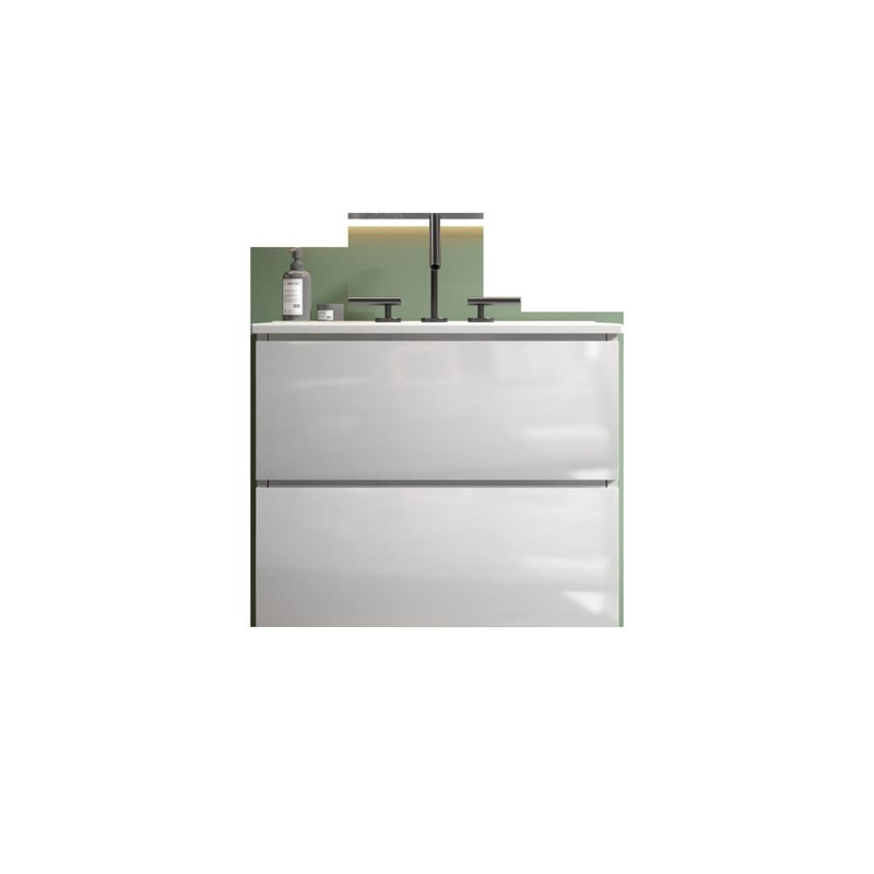 Bathroom Vanity with Sink (White)