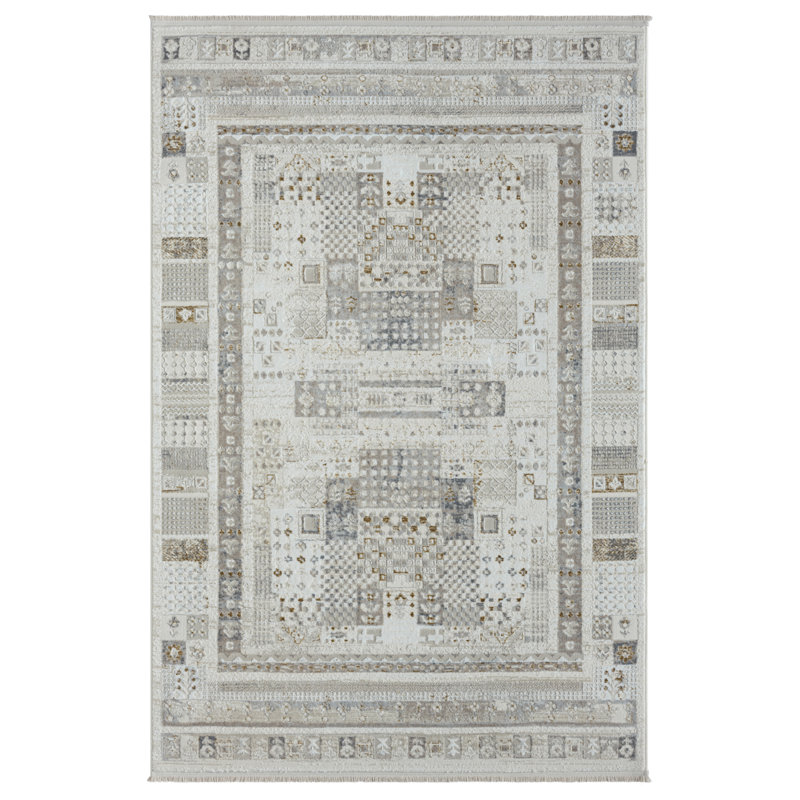 Zahra in Kashkuly design, cream Rug, Rectangular 160 x 230cm