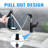 Pull-Down Vessel Faucet - Single Hole Bathroom Sink Faucet with Lift Spout & Dual Spray Modes​-119191051